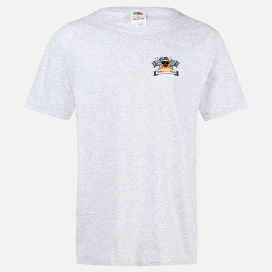 Fruit of the Loom® Slim Fit T-shirt Ash - Small logo