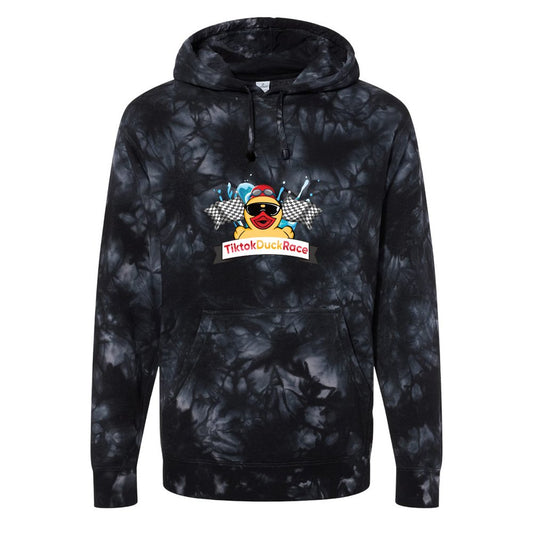 Independent Trading Co. Tie-Dyed Hooded Sweatshirt TieDyeBlack