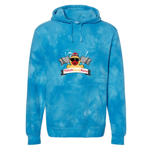 Independent Trading Co. Tie-Dyed Hooded Sweatshirt TieDyeBlue